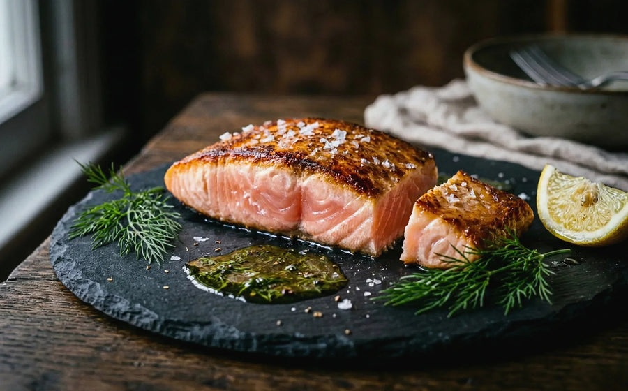 Łosoś sous-vide — przepis na idealnie maślany filet