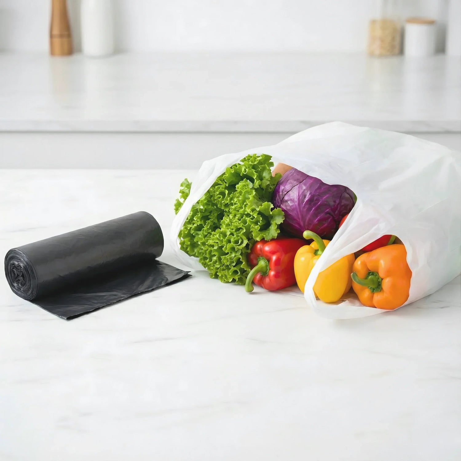 Reklamówki foliowe i worki na śmieci