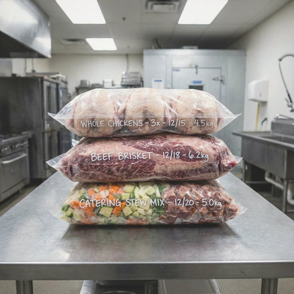 Stos worków do sous vide 40x50cm – największy format do gastronomii.