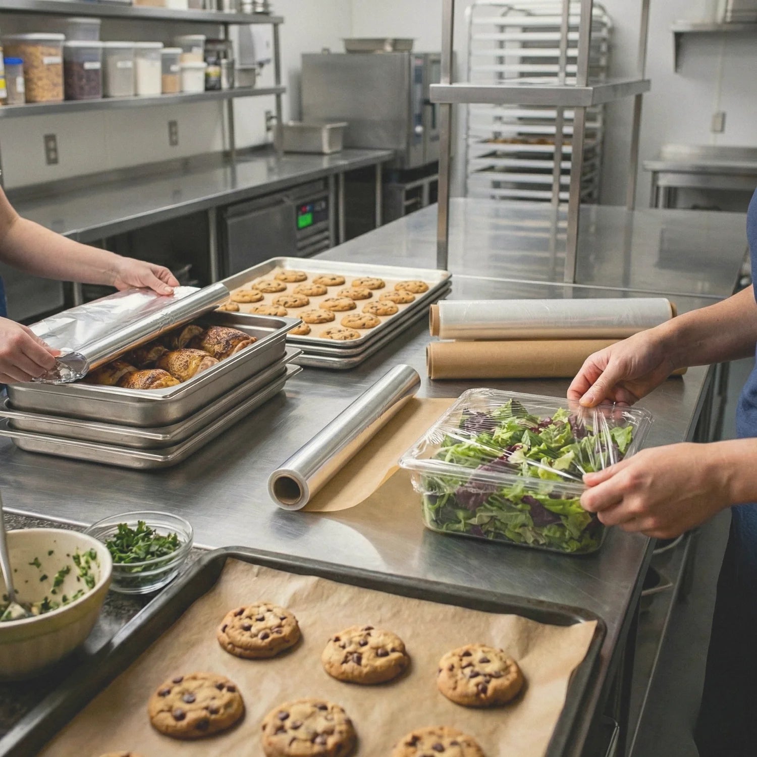 Zestaw Duży BagBoy – produkty gastronomiczne w profesjonalnej kuchni.